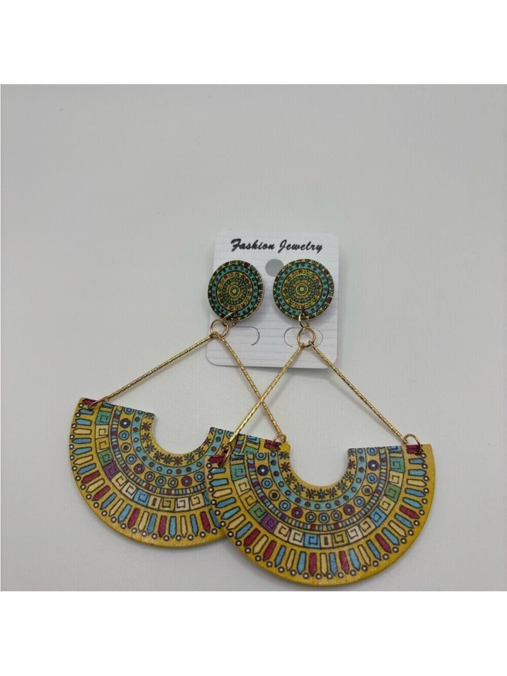 Colorful Geometric Earrings